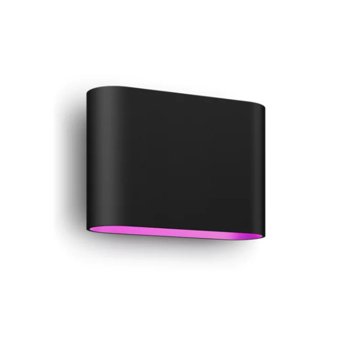 Philips Hue Dymera Indoor/Outdoor Wall Light | Smart RGBW | Black